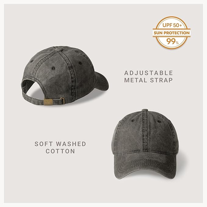 CHOK.LIDS Everyday Premium Dad Hat Unisex Cotton Baseball Cap for Men and Women Adjustable Lightweight Polo Style Curved Brim