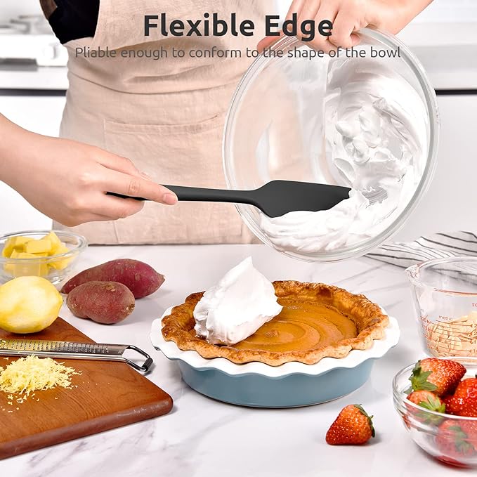 Heat Resistant Silicone Spatula Set: U-Taste 600ºF High Temp Seamless Food - Image 4