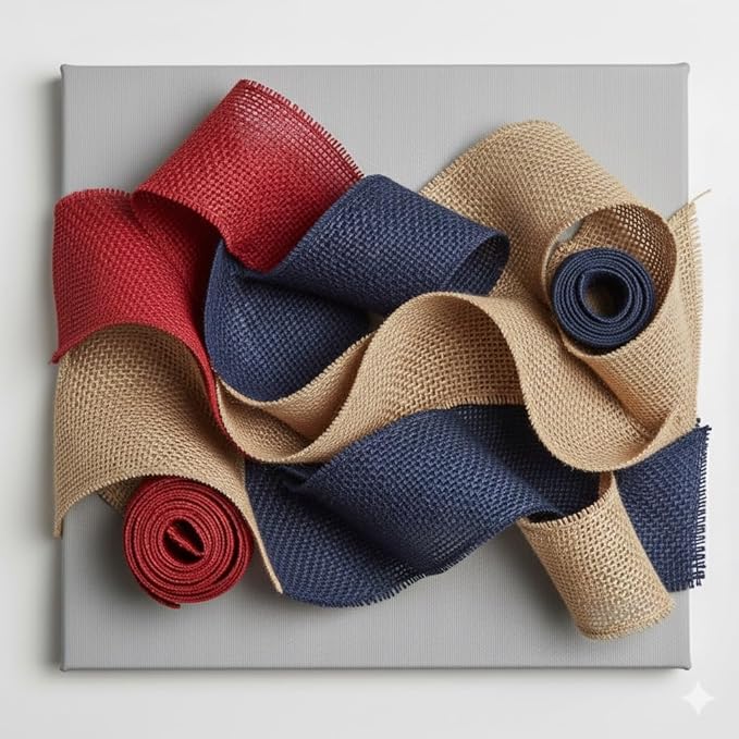 Burlap Ribbon 4" x 15 Yards Natural Jute 4 Inch 5yards 3 Rolls - Image 9