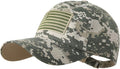 IIN American Flag Baseball Cap for Men Women Low Profile USA Army Tactical Operator Military Plain Dad Hat