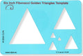 Triange Stencil Template for Drawing and Drafting: A Fibonacci-Inspired Triange by CLPA