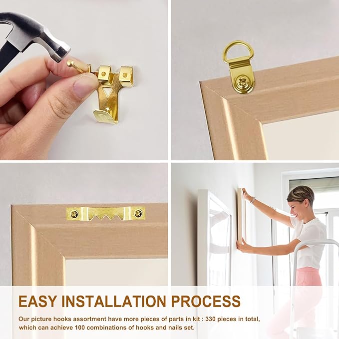 330pcs Picture Hangers Kit - Image 3