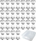 E-lishine 50 Pcs Metal Pin Backs Locking Pin Keepers No Tool Required，Locking by Islimlisa
