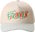 MIRMARU Two-Tone Vintage Canvas Trucker Hats for Men & Women, Adjustable Size Baseball Caps with Trendy Embroidered Design