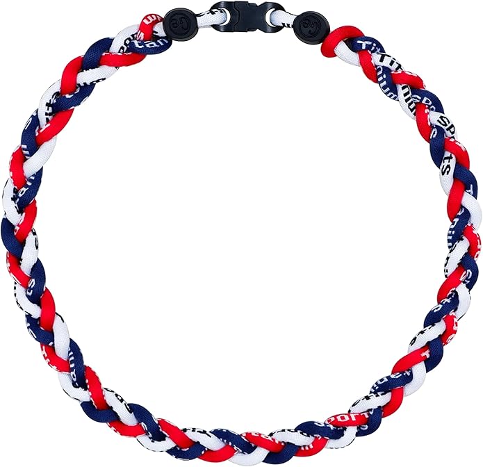 Baseball Rope Necklaces, League Team Colors Braided Necklace, Baseball Team Gifts