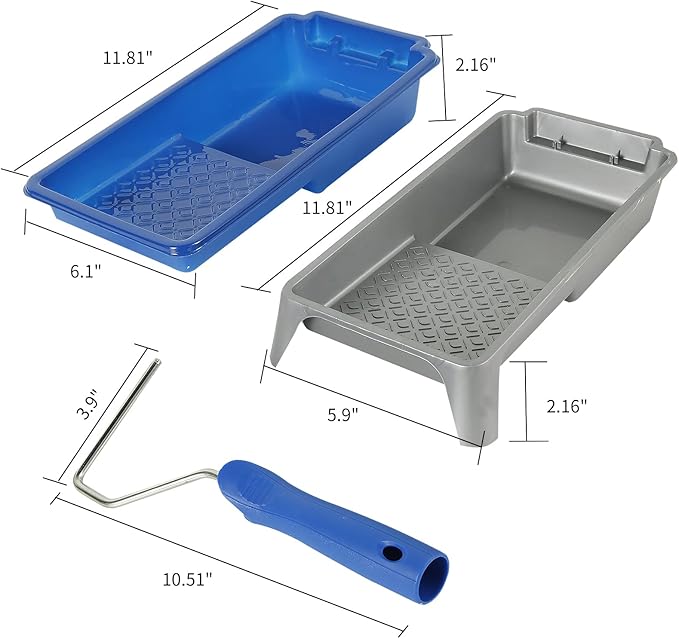 Mister Rui Paint Roller Tray, 4 inch Paint Tray - Image 6