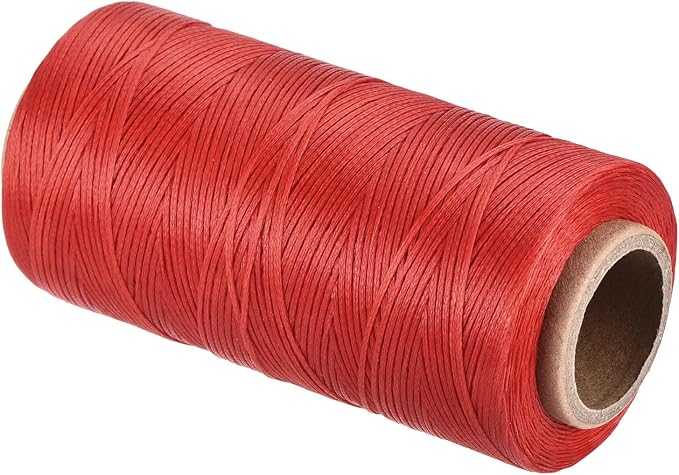 MECCANIXITY Waxed Thread, 284 Yard 0.8mm 150D Flat Wax Thread Polyester Waxed by MECCANIXITY