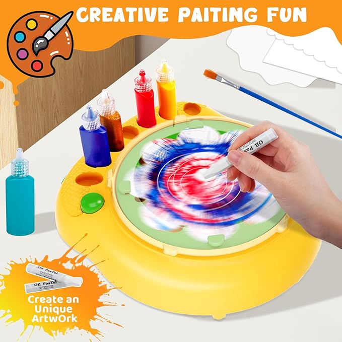 Hewaurorion Paint Spin Art Machine Kit - Image 5