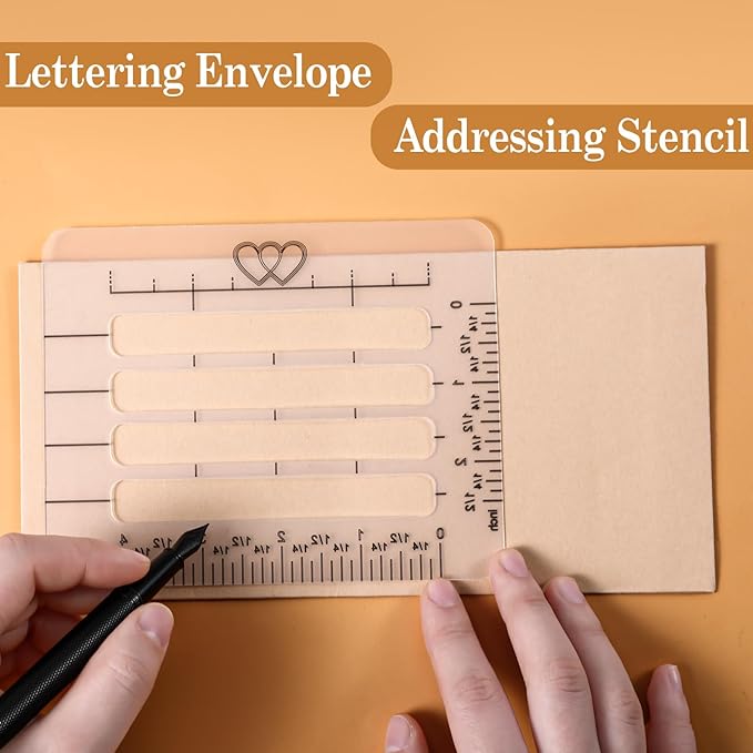 6pcs Straight Line Stencil, Stencils - Image 4