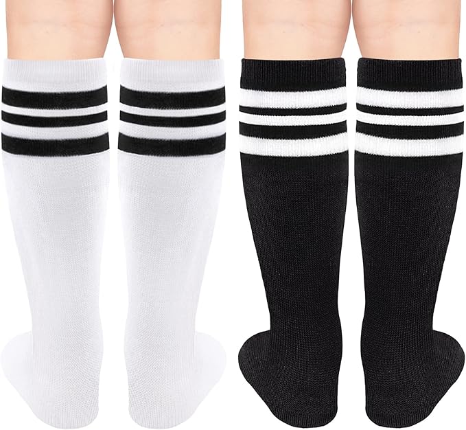 qikqik Toddler Soccer Socks Kids Soccer Socks Boys Baseball Sock Youth Football Sock Girls Softball Accessories Team Sports