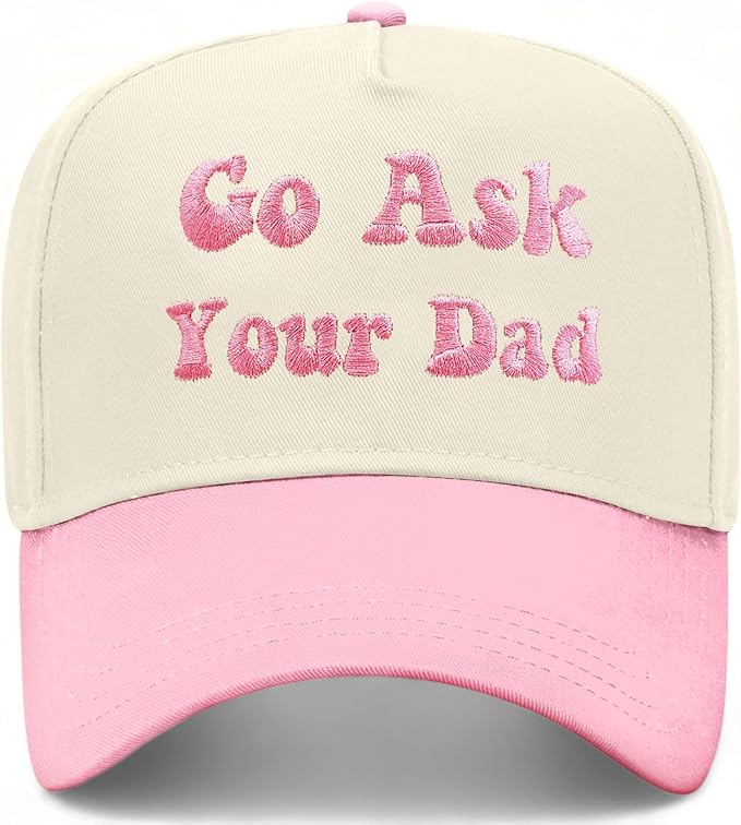 Vintage Canvas Embroidery Funny Hats Put It On My Husband's Tab Hat Adjustable Baseball Cap for Men Women