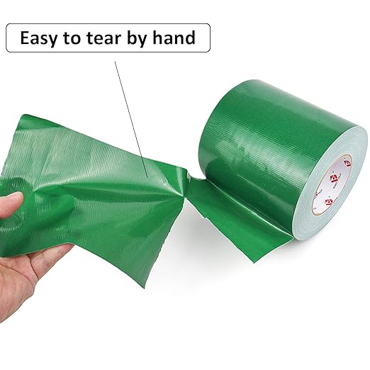 BOMEI PACK 6" Green Duct Tape, Wider Roll, 6 Inches x 60 Yards, 9 Mil Thick - Image 3
