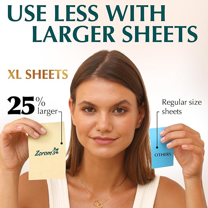 Natural Green Tea Oil Blotting Sheets - Image 3