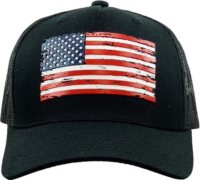 KBETHOS Flag USA America Military Thin Blue Line Thin Red Line Vintage Distressed Baseball Cap Dad Hat Unisex Adjustable…