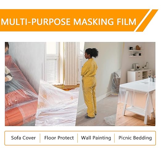 Pre-Taped Masking Film 22" x 66' - Image 7