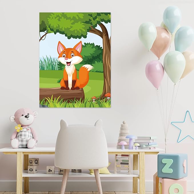 ASTARON Pin The Tail on The Fox Party Game - Image 6