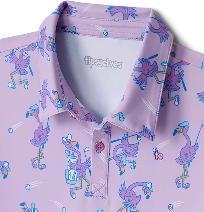 Tipsy Elves Kids and Toddlers Golf Shirts - Athletic Comfort Fit with Quick Dry Material