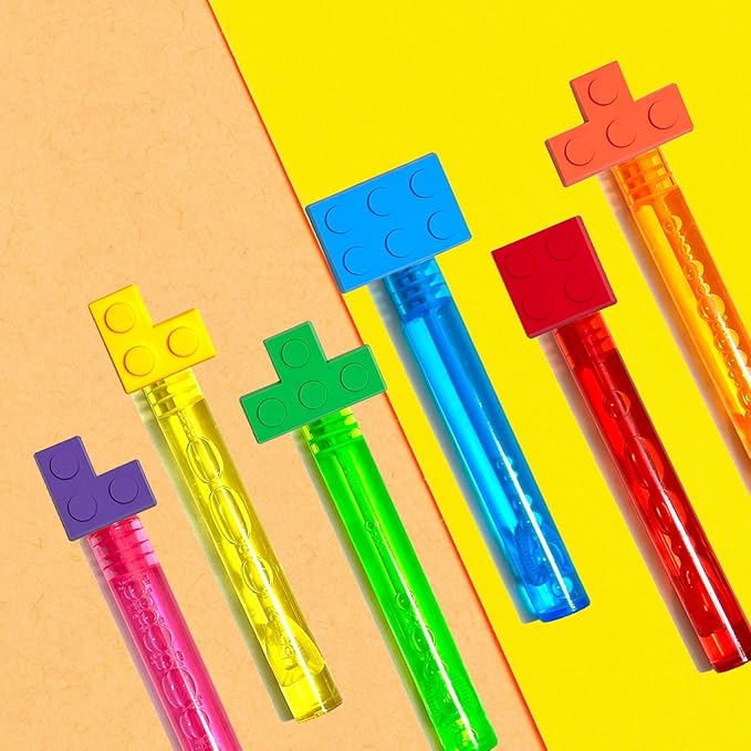Building Blocks Party Favors, Cute Bubble Wand - Image 2