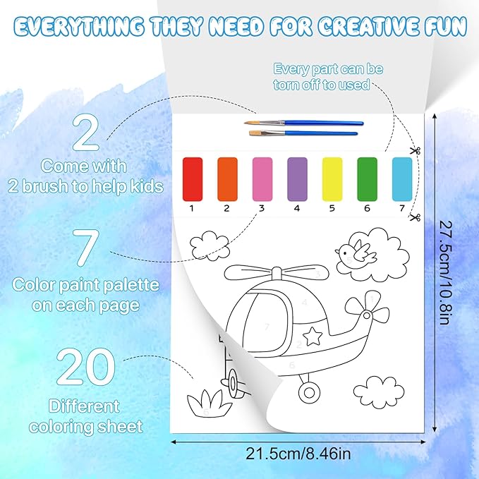 Paint with Water Coloring Books - Image 3