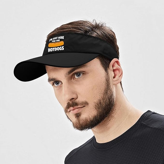 I'm JUST HERE for The Hotdogs Hats for Men Baseball Caps Trendy Washed Workout Hats Light Weight