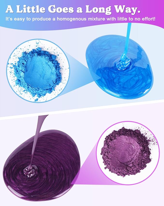 LET'S RESIN 36 Colors Mica Powder, Mica Pigment Powder - Image 4
