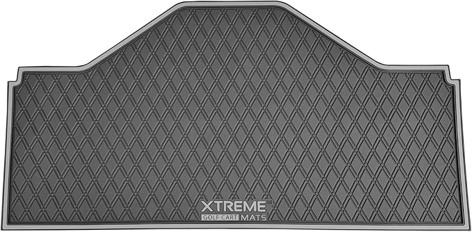 Xtreme MATS Evolution D5 Golf Cart Floor Mat Set - Rubber Double Diamond Design - Fits DMAX, D5, 2+2, 4F, 6F, Including Evolution Maverick and Ranger Trims