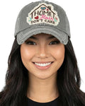 Funky Junque Distressed Vintage Baseball Cap - Embroidered Patch Women's Hat - Holiday, Lifestyle & Patriotic Designs