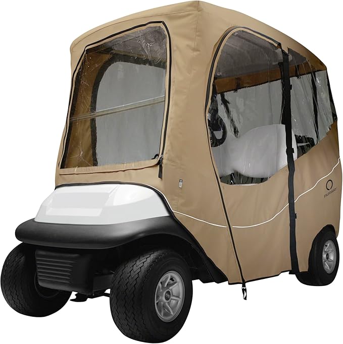 Classic Accessories Fairway Golf Cart Deluxe Enclosure