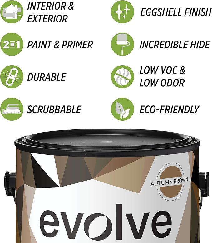 EVOLVE Paint & Primer: Environment-friendly, Low Sheen - Image 2