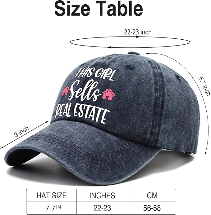 Women Style Baseball Cap, Vintage Adjustable Cotton Cap for Women Mama Grandma, Birthday Gifts for Mother Stepmother