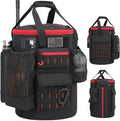 Baseball Bucket Bag Baseball Coaching Accessories Organizer Tactical Style Softball Bucket Bag with Anti-Slip Bottom, Multiple Pockets for Bat, Gloves, Scoreboards