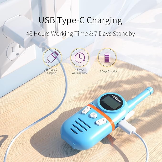 Walkie Talkies for Kids Rechargeable, Toys for Boys and Girls Ages 3-12 - Image 4