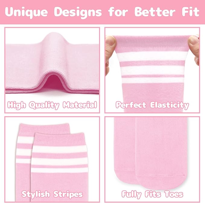 Olreco Toddler Soccer Socks Kids Baseball Socks Youth Softball Sock for Girls Boys Football Sock Boys Athletic Accessories