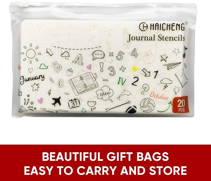 30 PCS Journal Stencils, Planner Stencils - Image 8