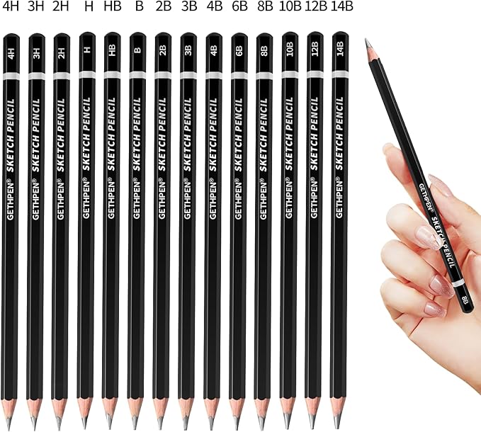 Professional Drawing Sketching Pencil Set - Image 2