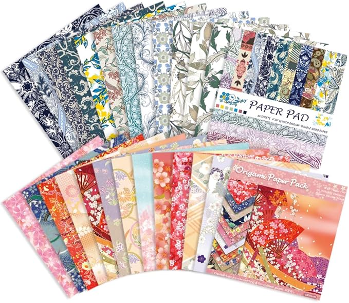 Origami Paper Kit Dobule Sided 100 Sheets 100 Colors 6 Inch Japanese Chiyo - Image 6