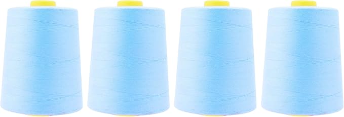 Mandala Crafts 4 Pack of Serger Threads Cones Spools by MandalaCrafts