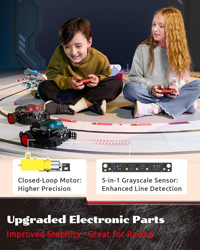 WhalesBot Rocky Smart Robot Car Coding & Remote Control Kit - Image 3