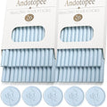 52pcs Pale Blue Sealing Wax Sticks, Andotopee Glue Gun Wax Seal Sticks by Andotopee