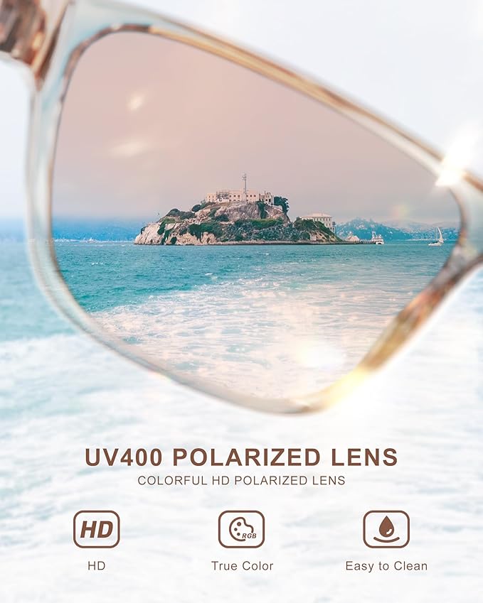 Polarized Running Sunglasses for Women Mens Sun Glasses for Cycling Fishing Driving Golf UV Protection
