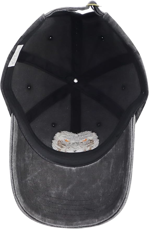 Unisex Adjustable Animal Hat for Men Women, Classic Cotton Wild Animals Embroidered Baseball Cap