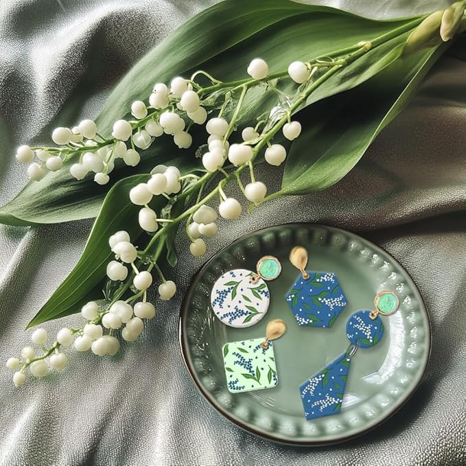 CHGCRAFT Lily of The Valley Polymer Clay Texture Sheets Flowers Silicone - Image 4