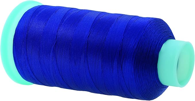 Mandala Crafts Bonded Nylon Thread Royal Blue Heavy Duty Sewing Threads - Image 2