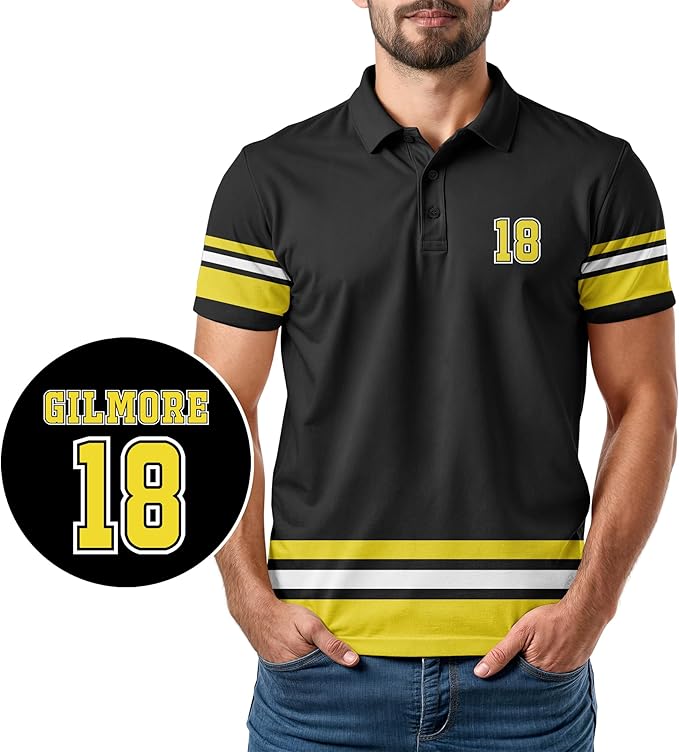 Funny Parody Golf Polo Shirt – Fun Movie Performance Quick Dry UPF Sun Protection Moisture Wicking Casual Wear Shocker Golf