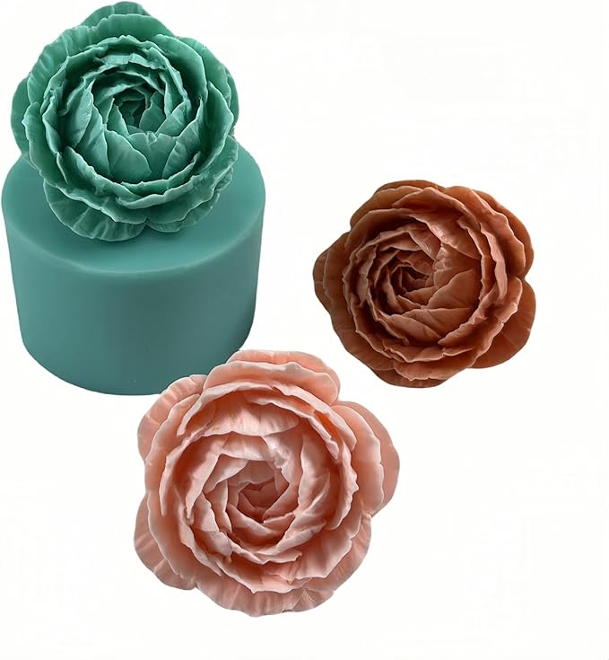 3D Flower Silicone Mold for Decorating Resin Flower Crafts, Peony Molds Mould by Unknown