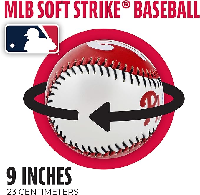 Franklin Sports MLB Team Soft Baseballs - Team Logo - Fan Shop Toy Baseball for Kids - Decoration for Desks and Office