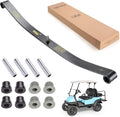 10L0L Golf Cart Heavy Duty Front Leaf Spring with Bushing Kit Fits Club Car DS 1981-UP Precedent 2004-2008, Replaces Club Car OEM Number(s): 1010136 1012030 1012322 1013867
