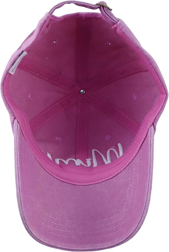 Gigi Mimi Hats for Women, Adjustable Cotton Embroidered Grandma Baseball Cap