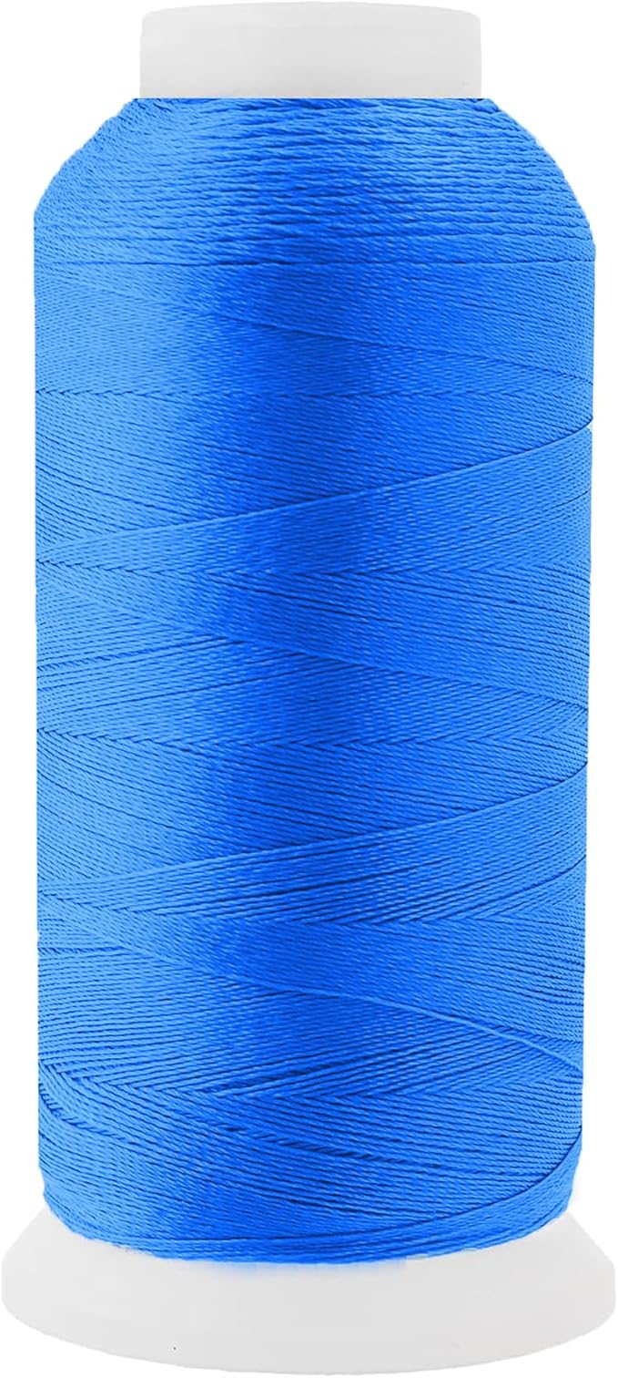 Mandala Crafts Sky Blue Heavy Duty Thread -1500 Yds Tex 90 Thread by MandalaCrafts