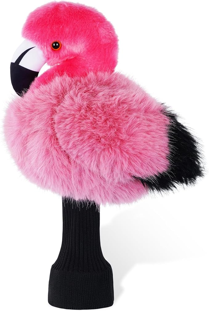 mytag Funny Golf Club Head Covers, Animal Plush Driver Headcover, Golf Headcover Fits Standard 460cc Driver Head